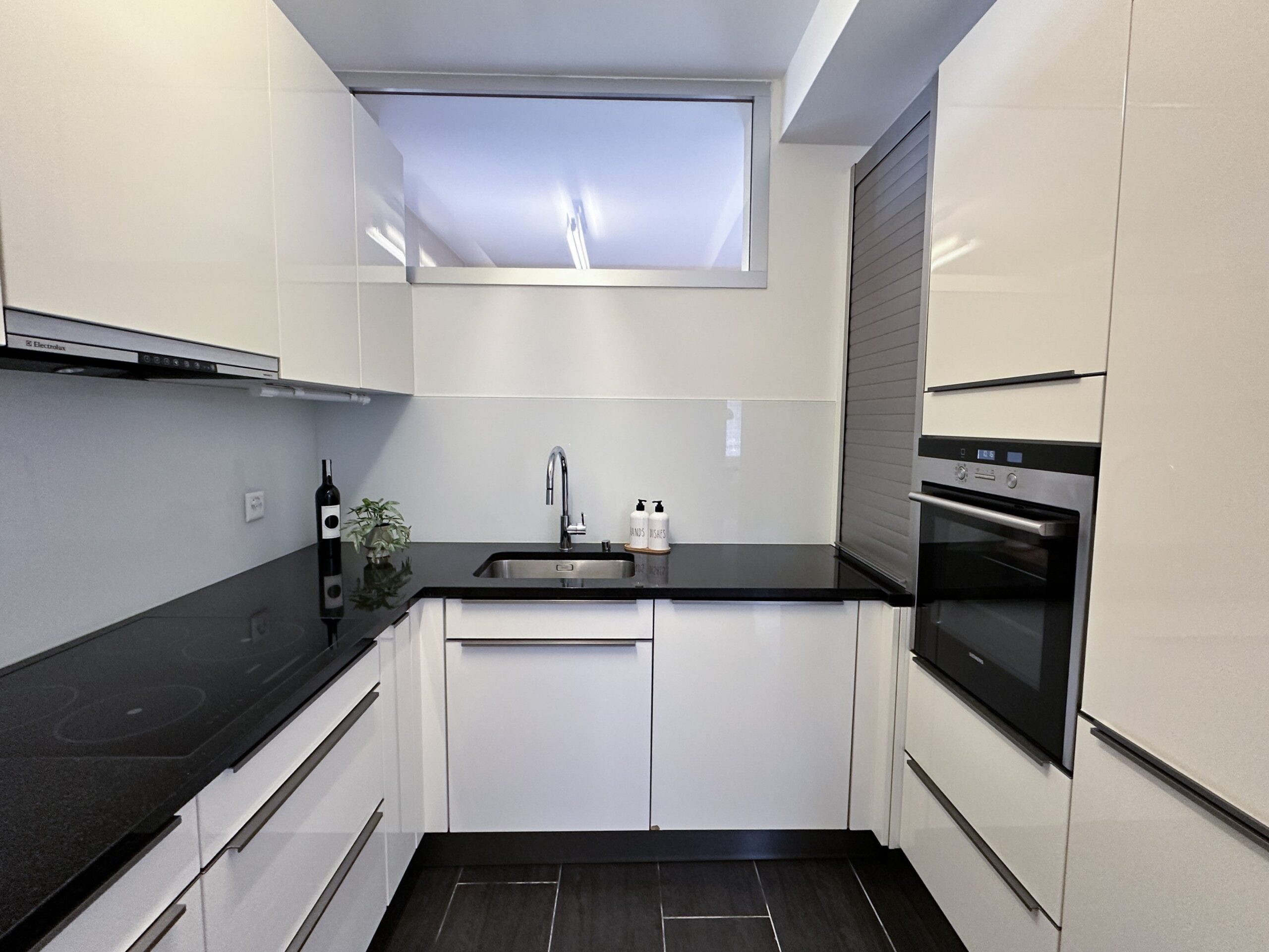 Küche einer Ferienwohnung