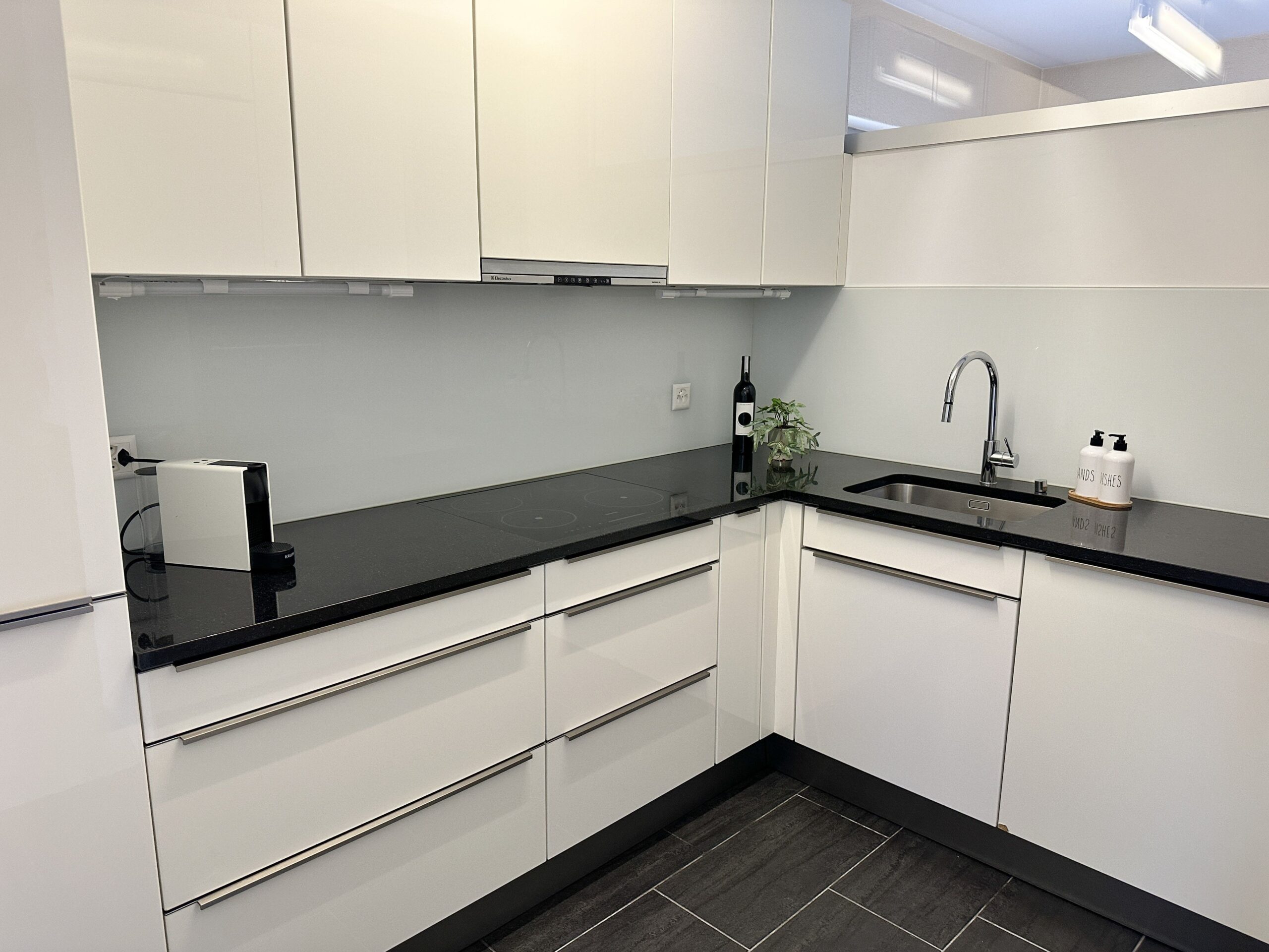 Küche einer Ferienwohnung