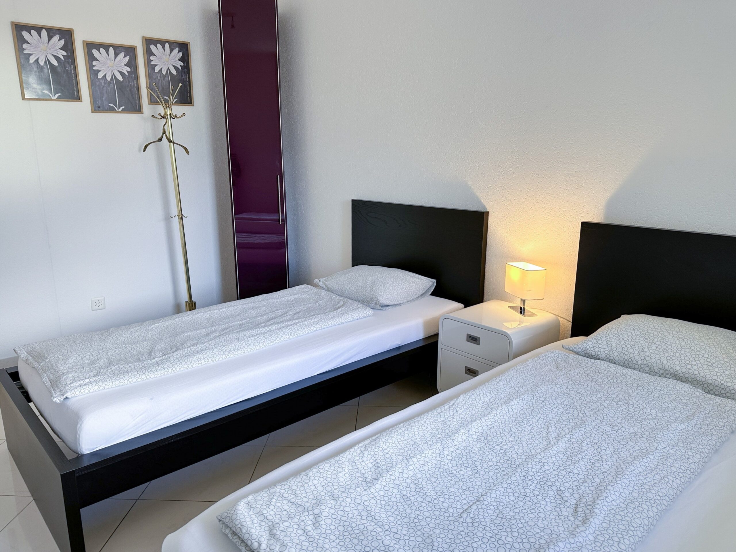 Schlafzimmer in Ferienwohnung im Tessin