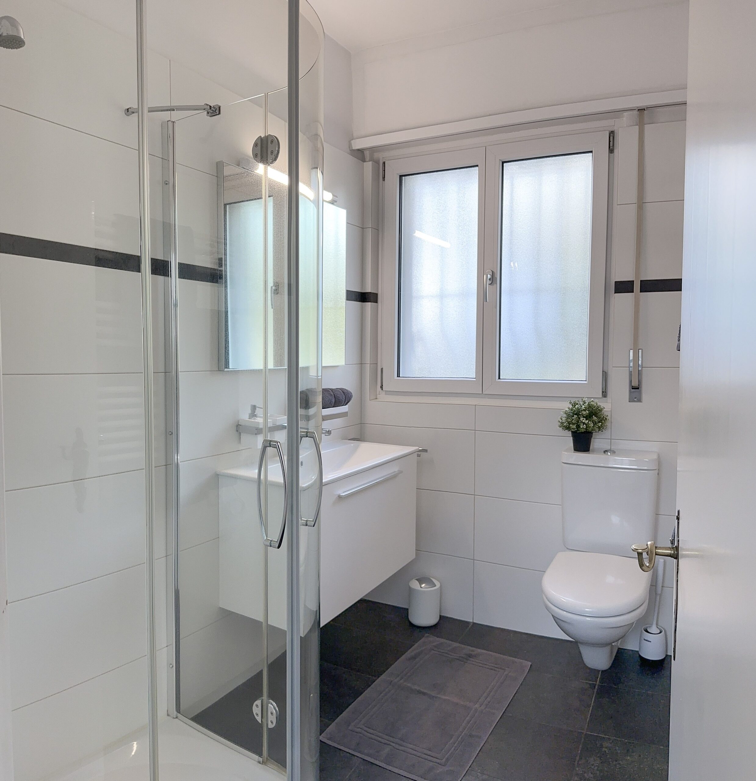 Badezimmer einer Ferienwohnung