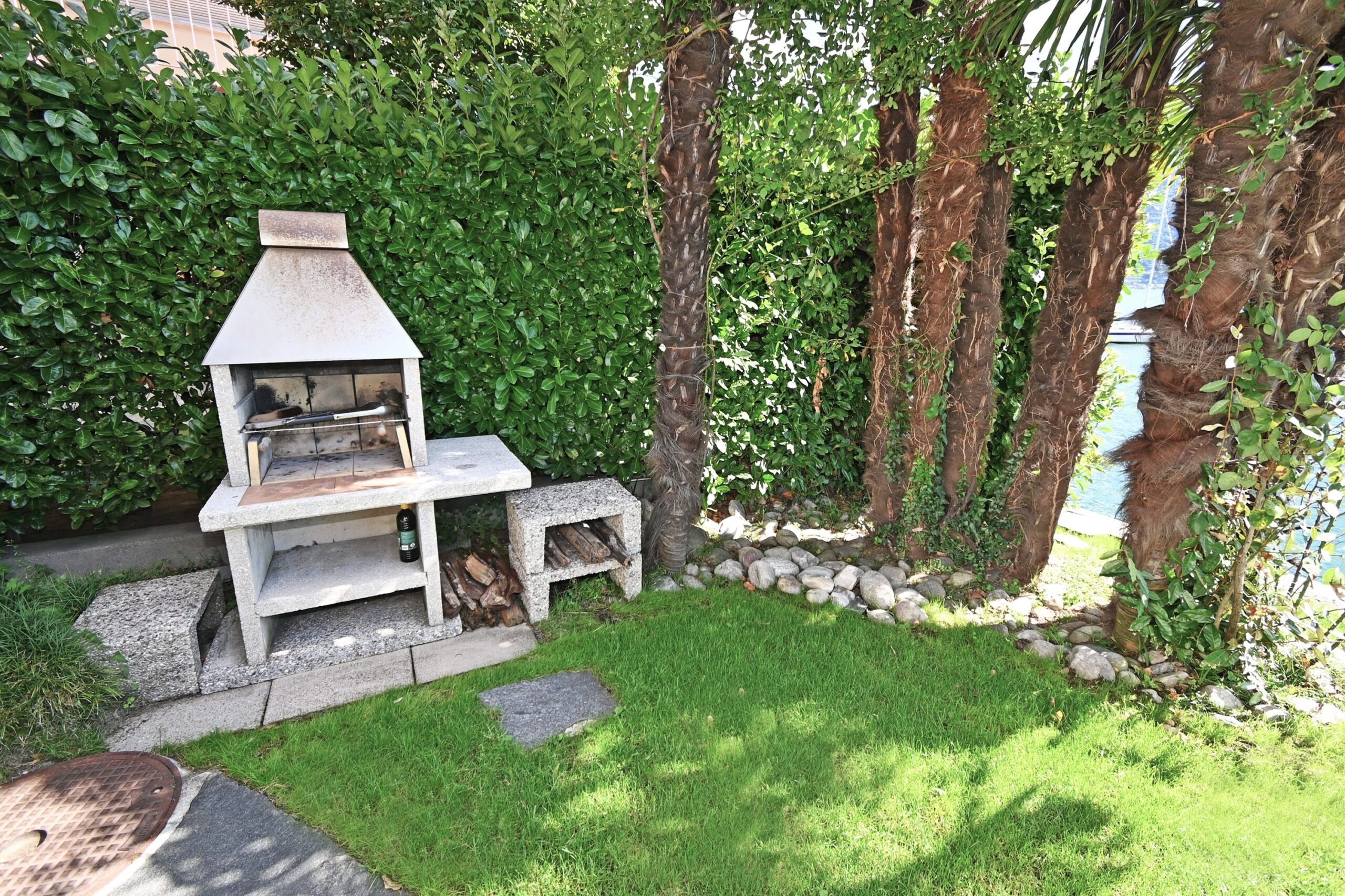 Garten einer Ferienwohnung