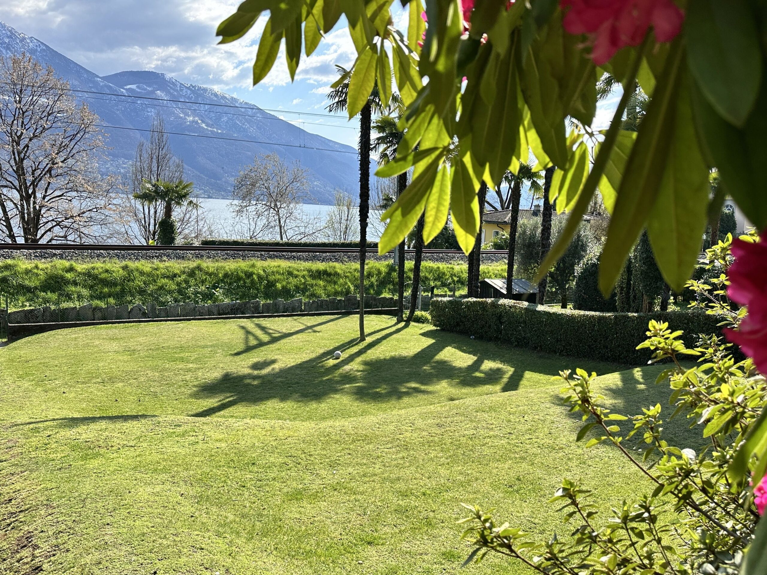Garten einer Ferienwohnung