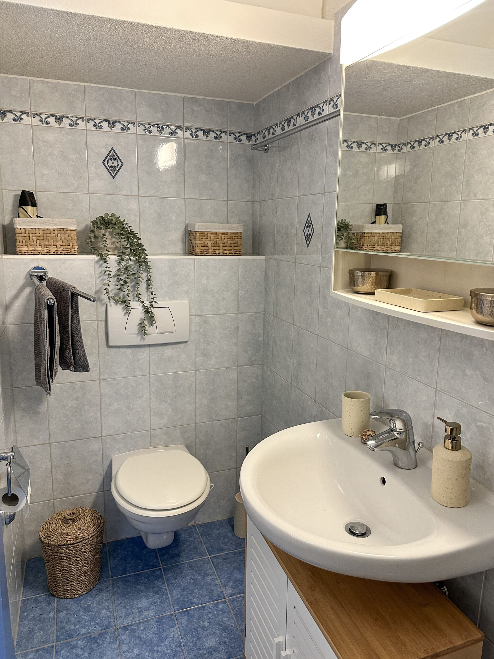 Badezimmer einer Ferienwohnung