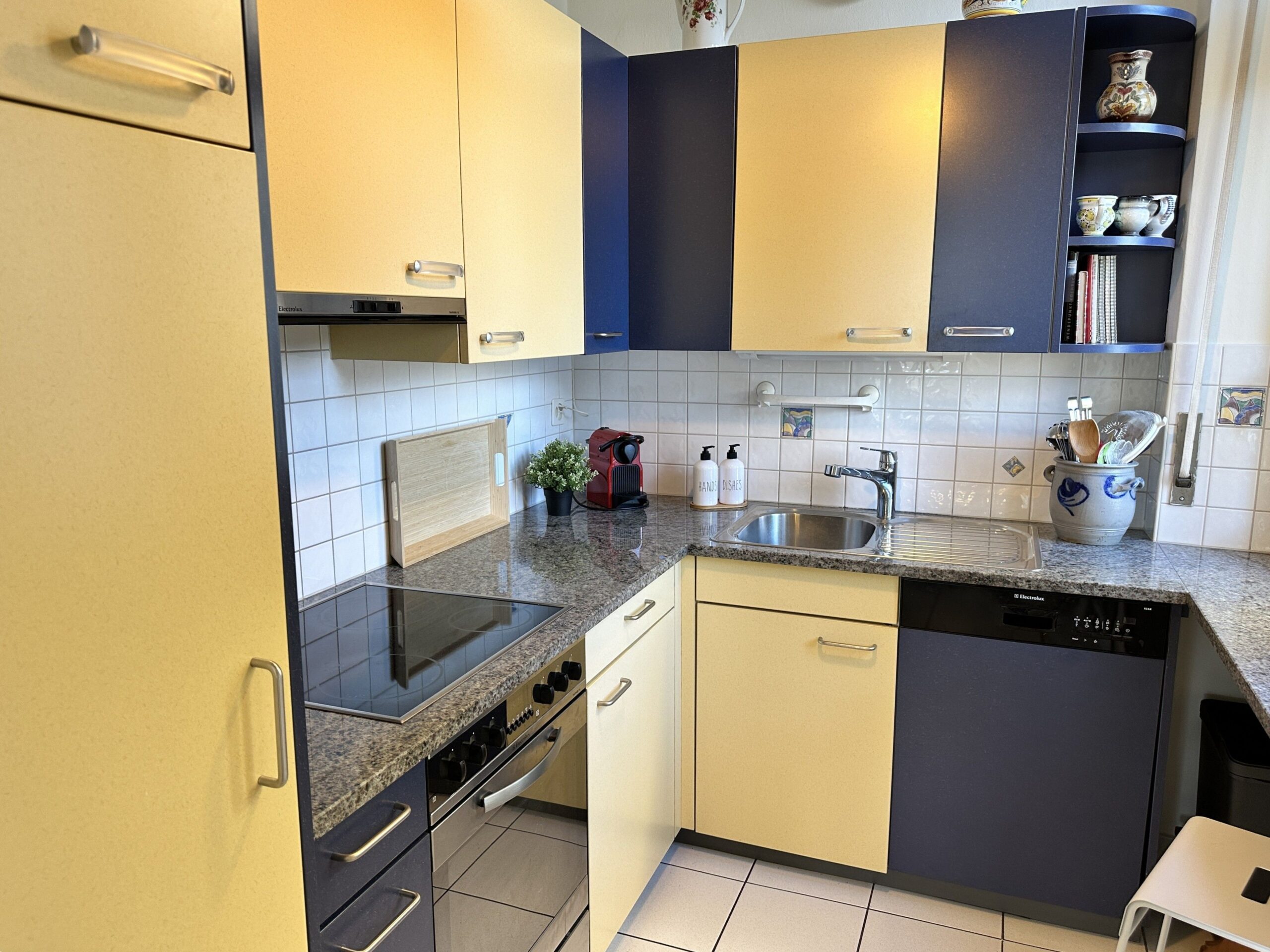 Küche einer Ferienwohnung