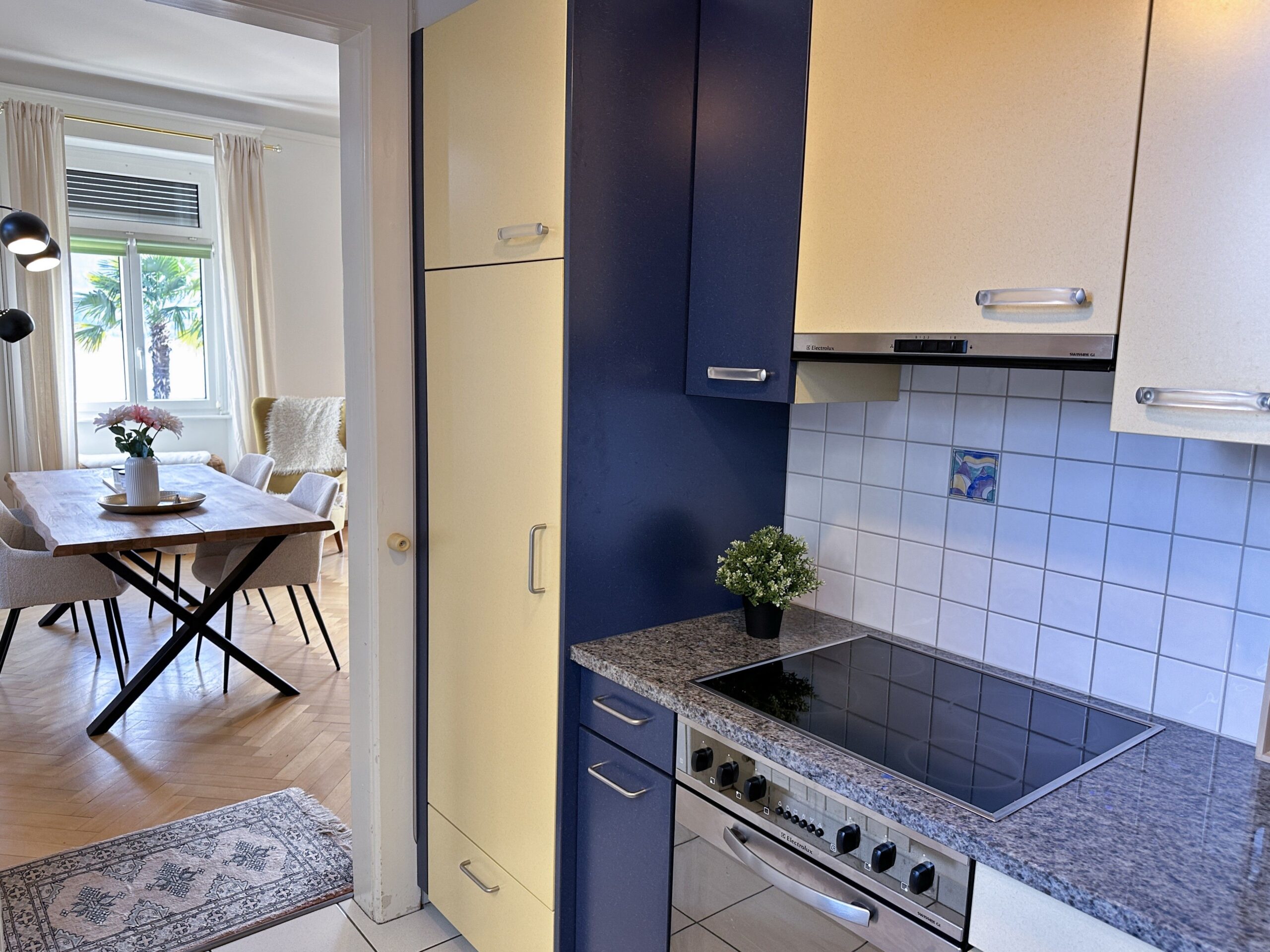 Küche einer Ferienwohnung