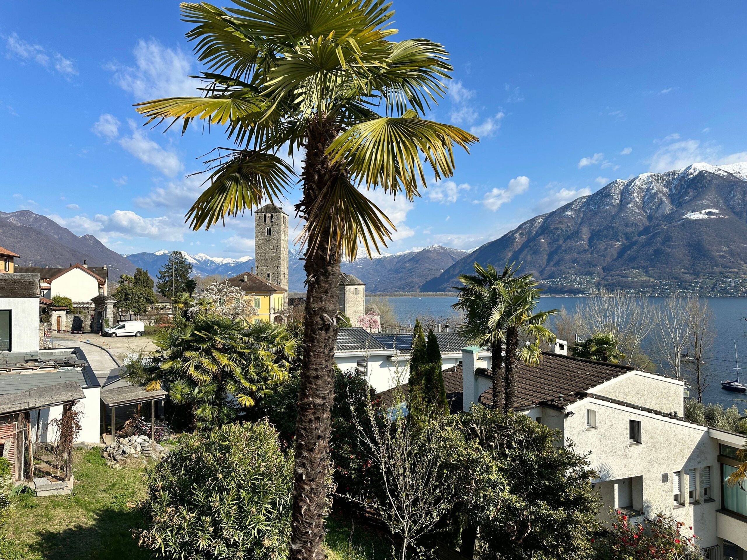 Seeblick einer Ferienwohnung