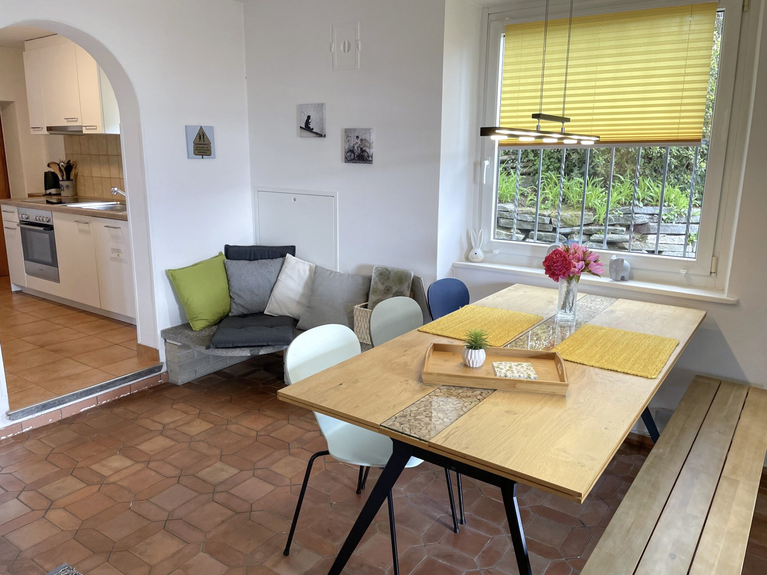 Küche einer Ferienwohnung