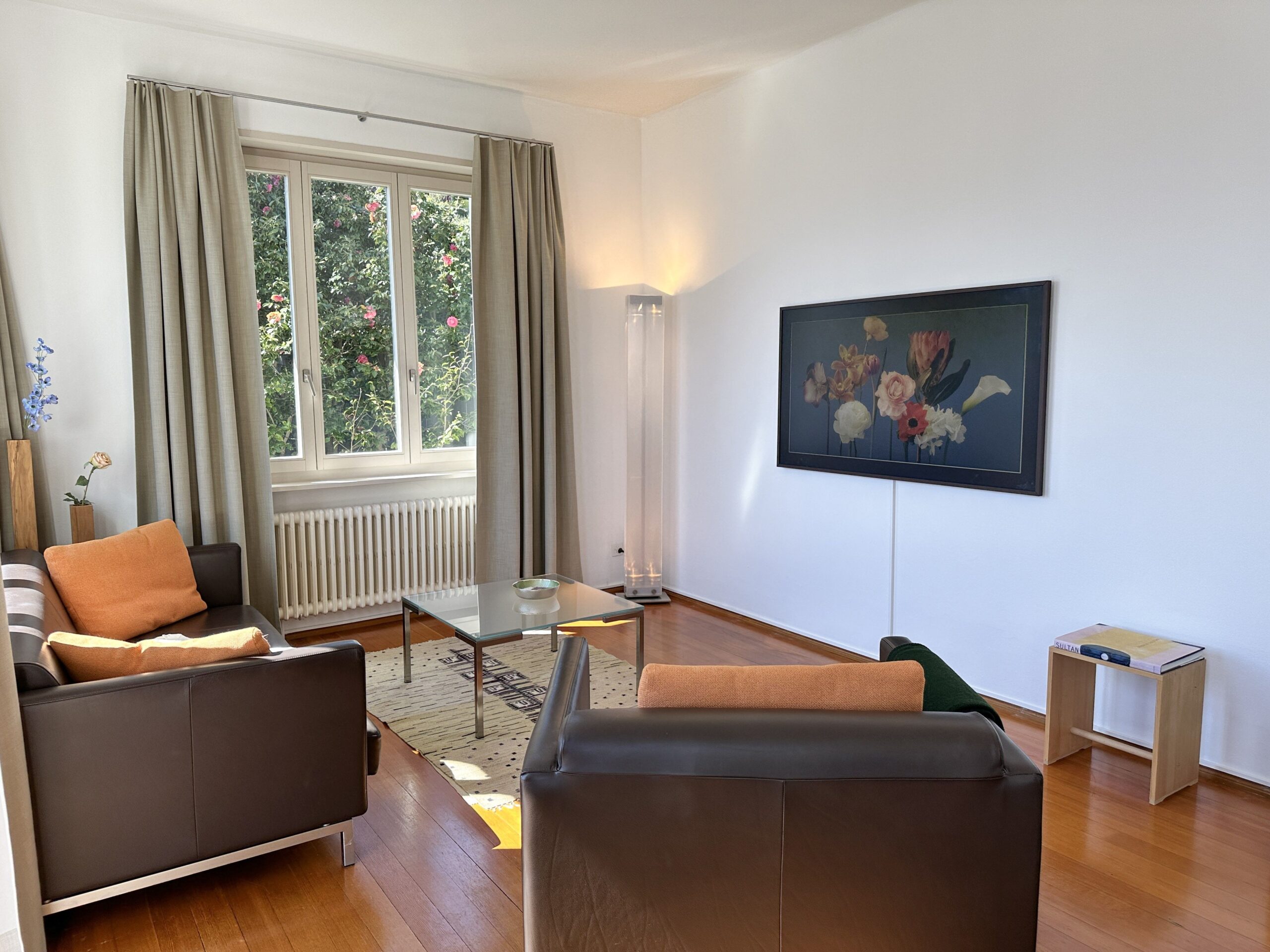 Wohnzimmer einer Ferienwohnung am Lago Maggiore