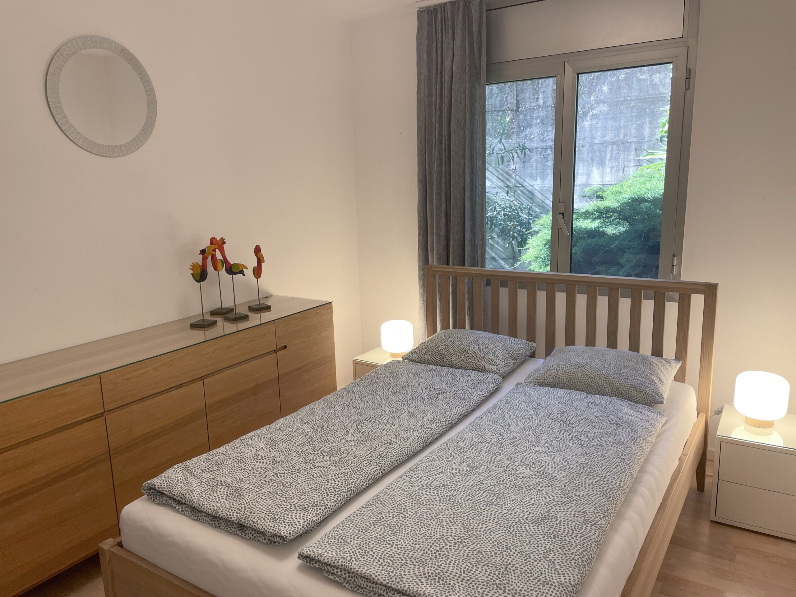 Schlafzimmer in Ferienwohnung am Lago Maggiore