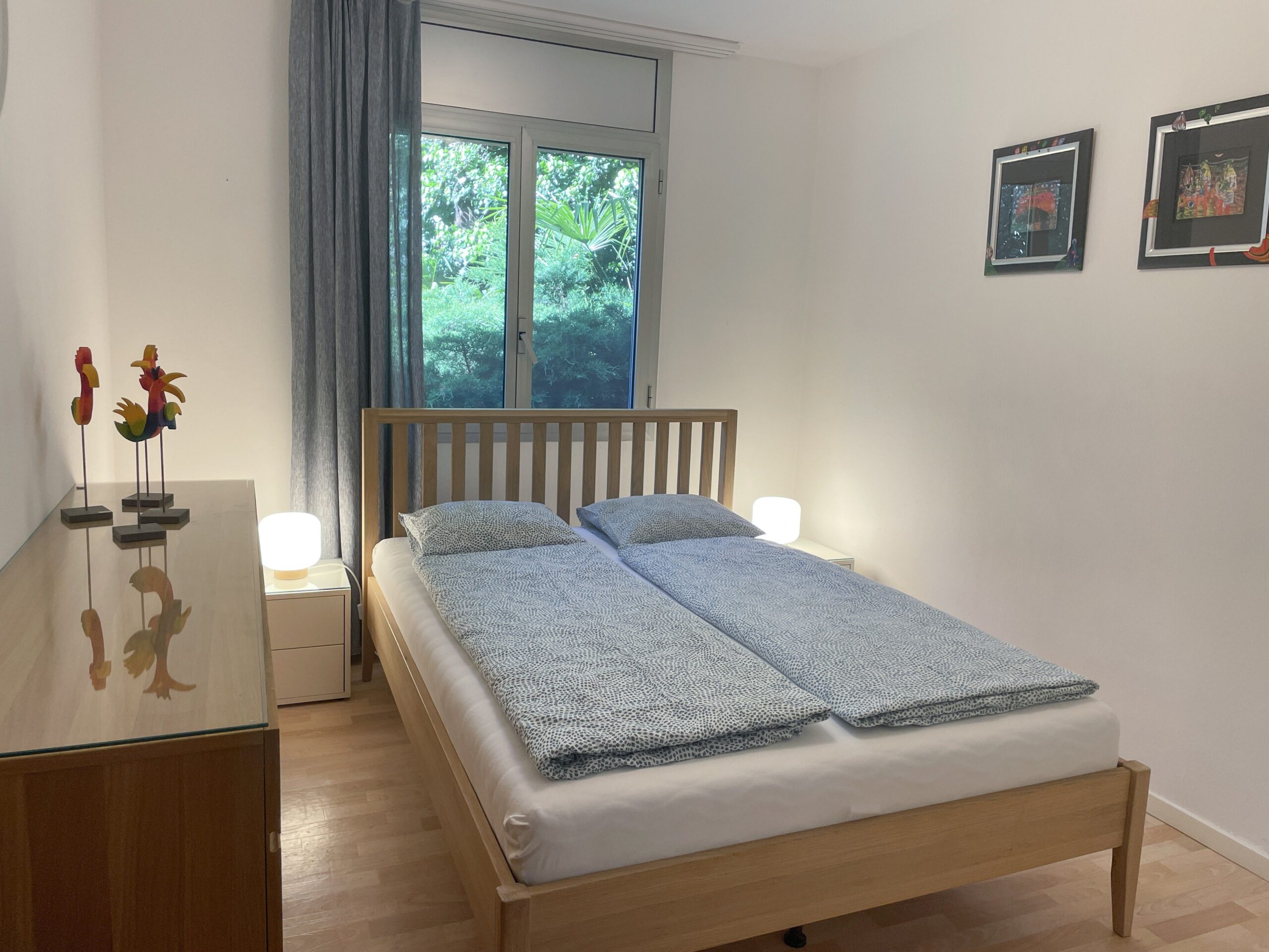 Schlafzimmer in Ferienwohnung am Lago Maggiore