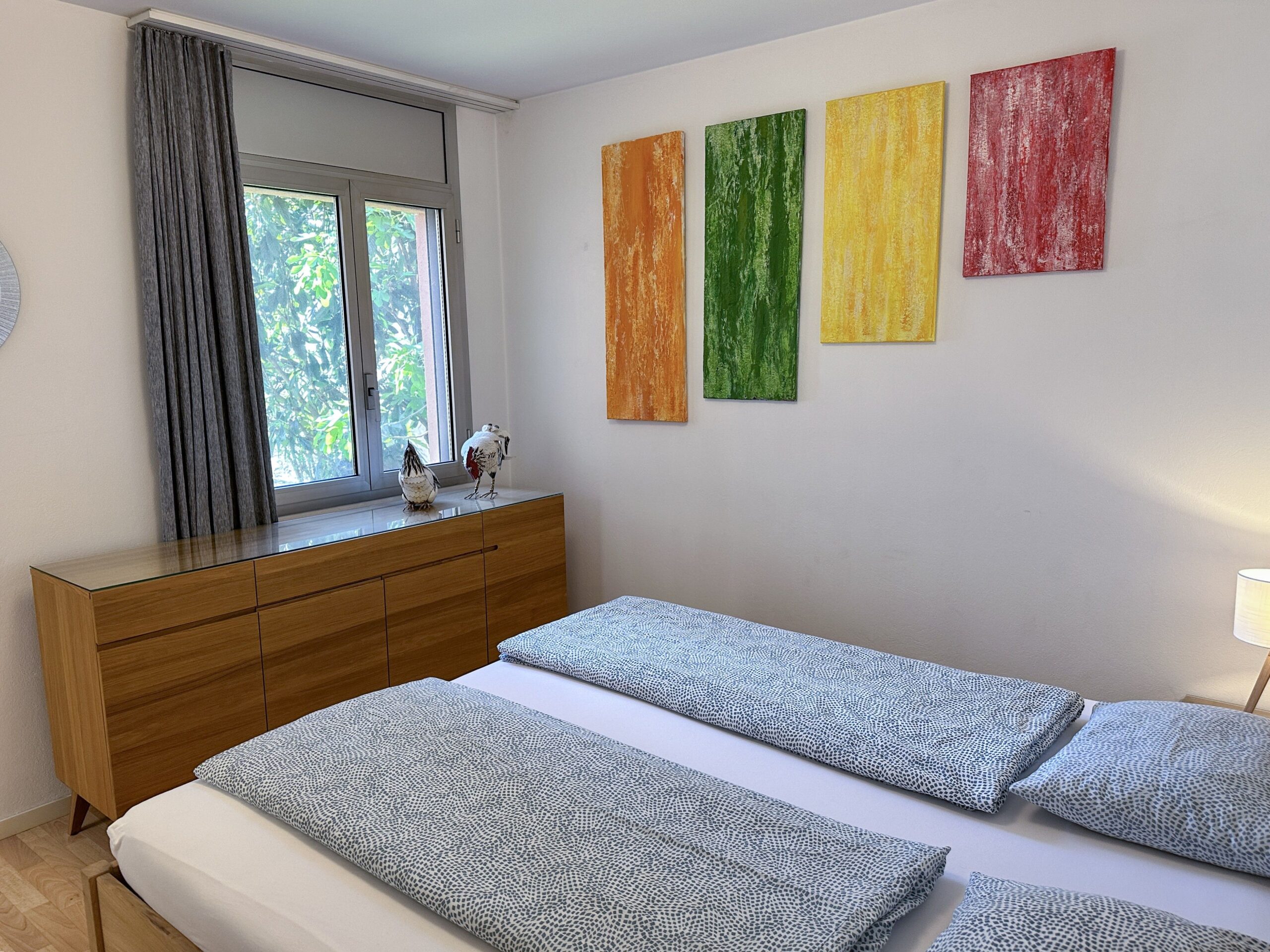 Schlafzimmer in Ferienwohnung am Lago Maggiore