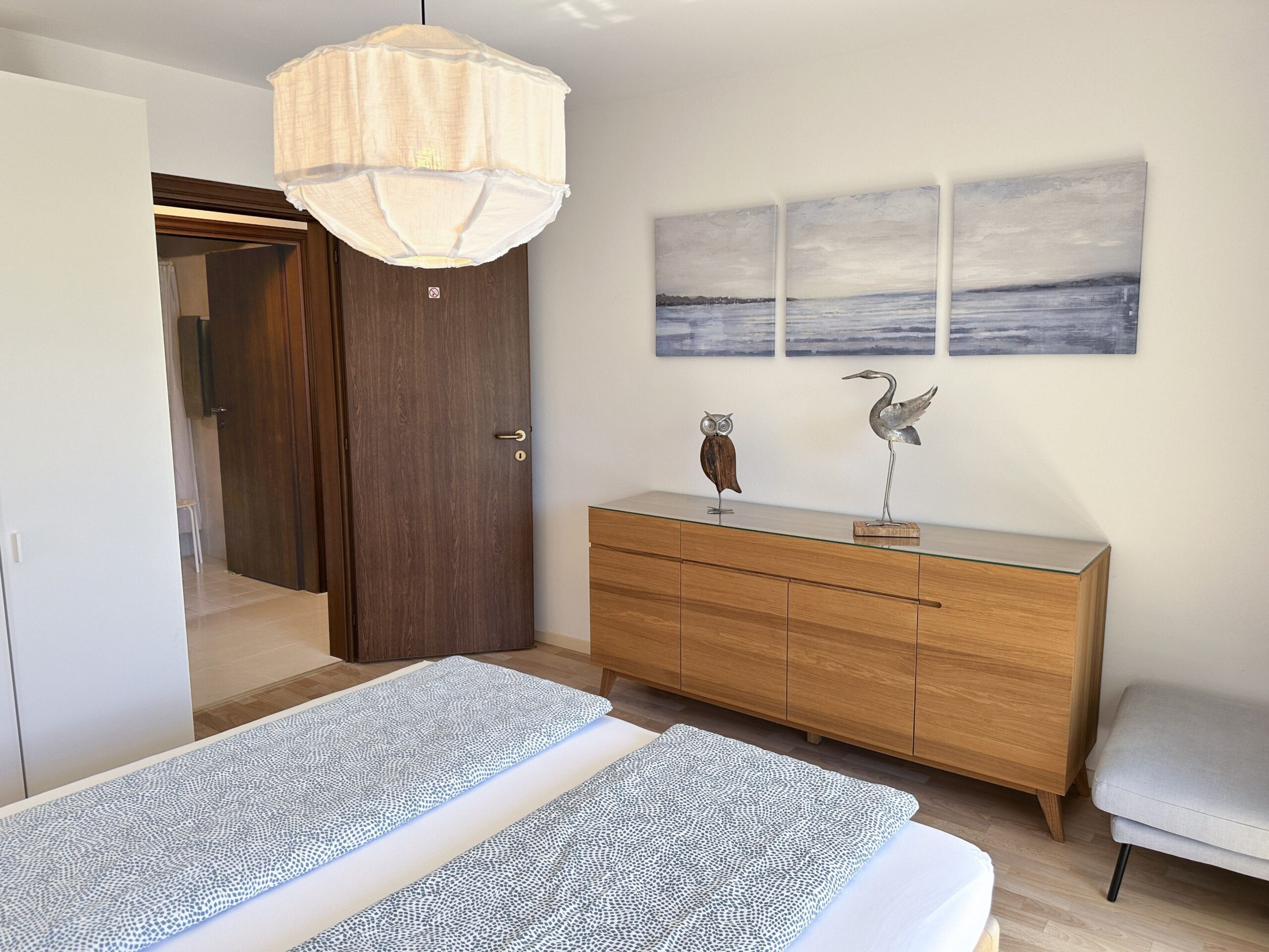 Schlafzimmer in Ferienwohnung am Lago Maggiore