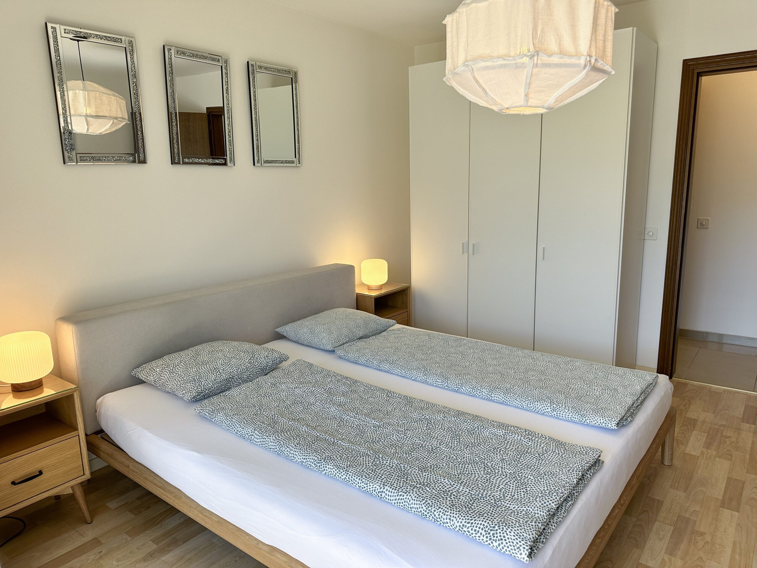 Schlafzimmer in Ferienwohnung am Lago Maggiore
