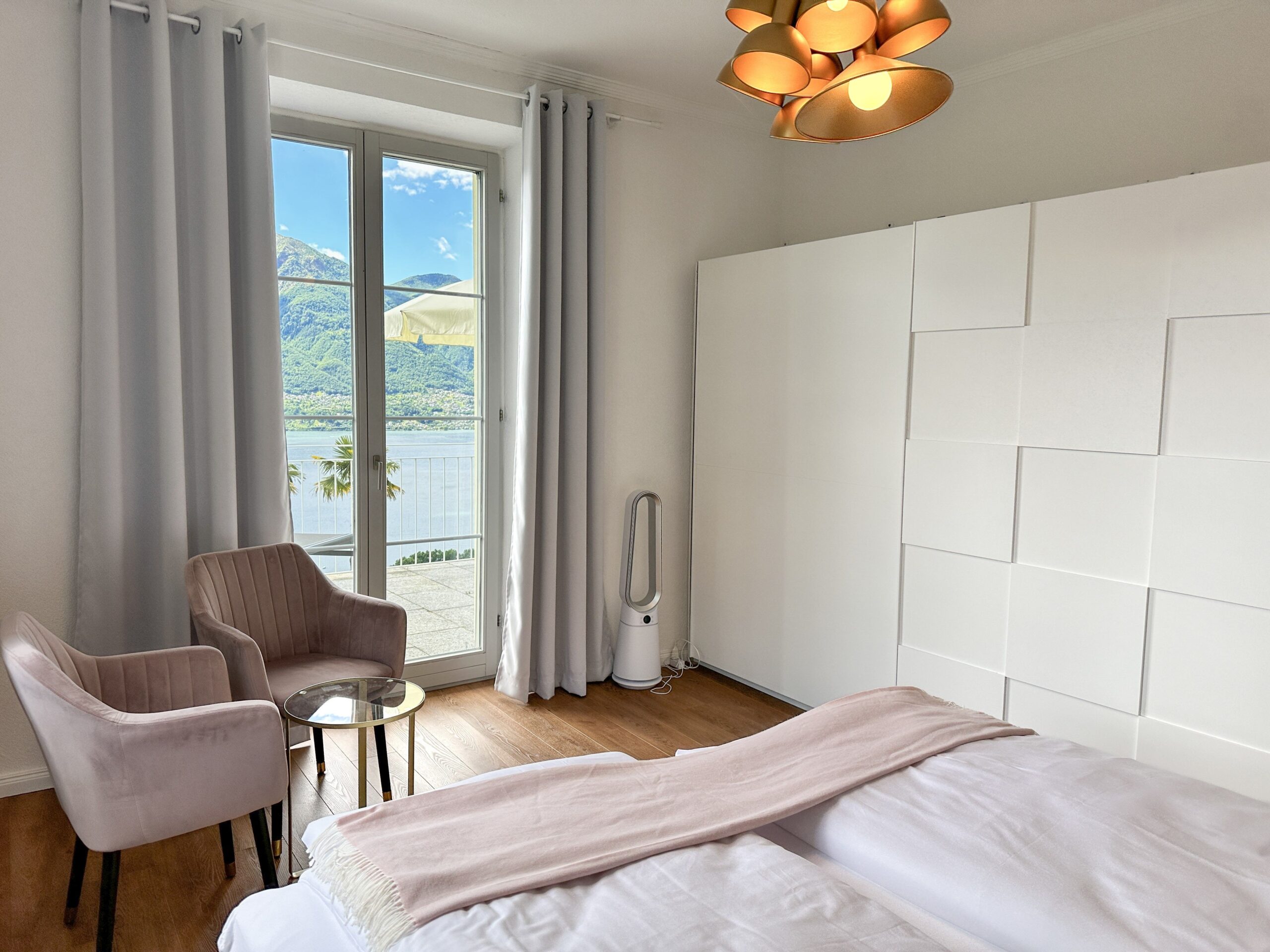 Badezimmer einer Ferienwohnung am Lago Maggiore
