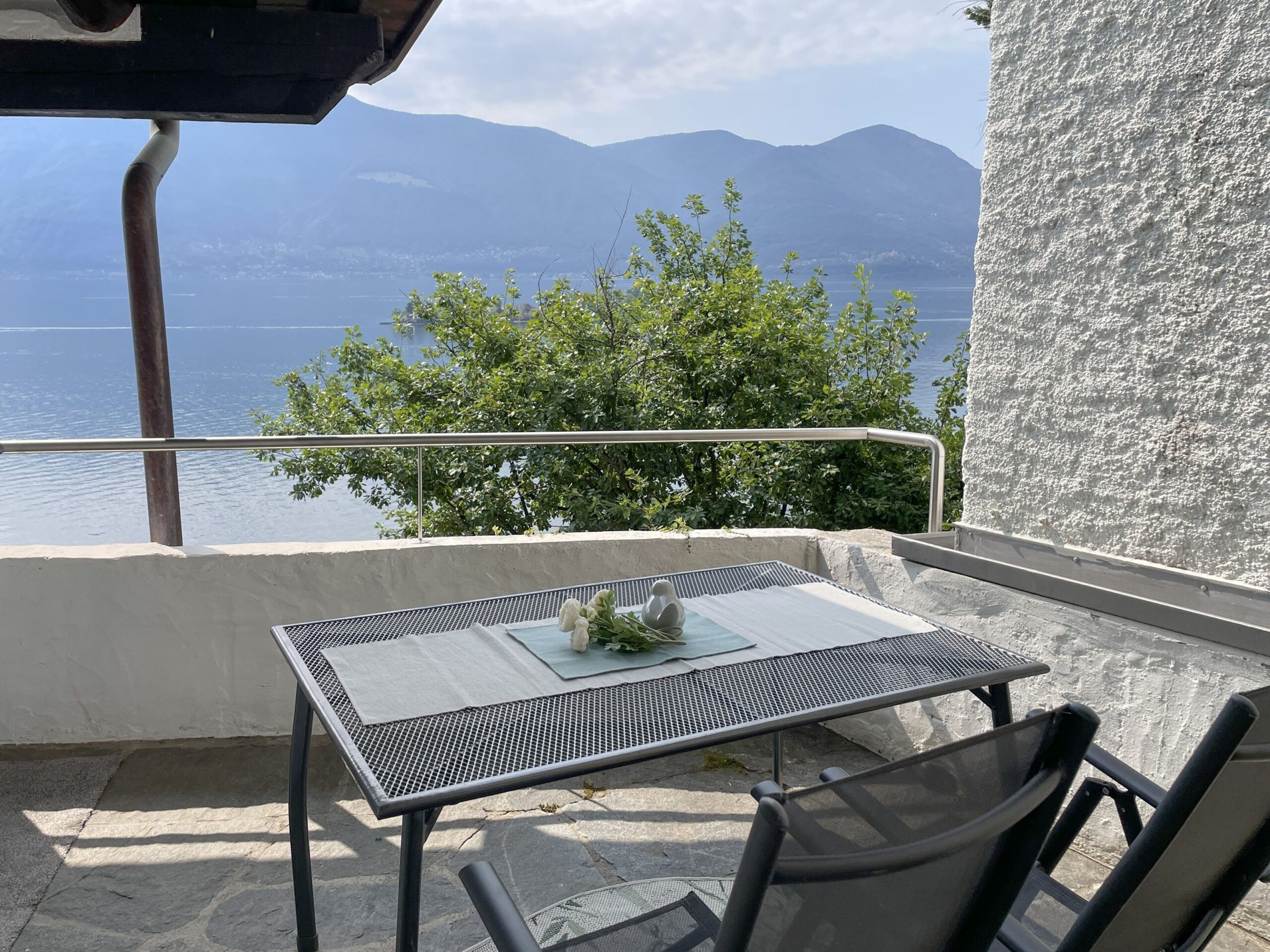 Terrasse zu Ferienwohnung im Tessin