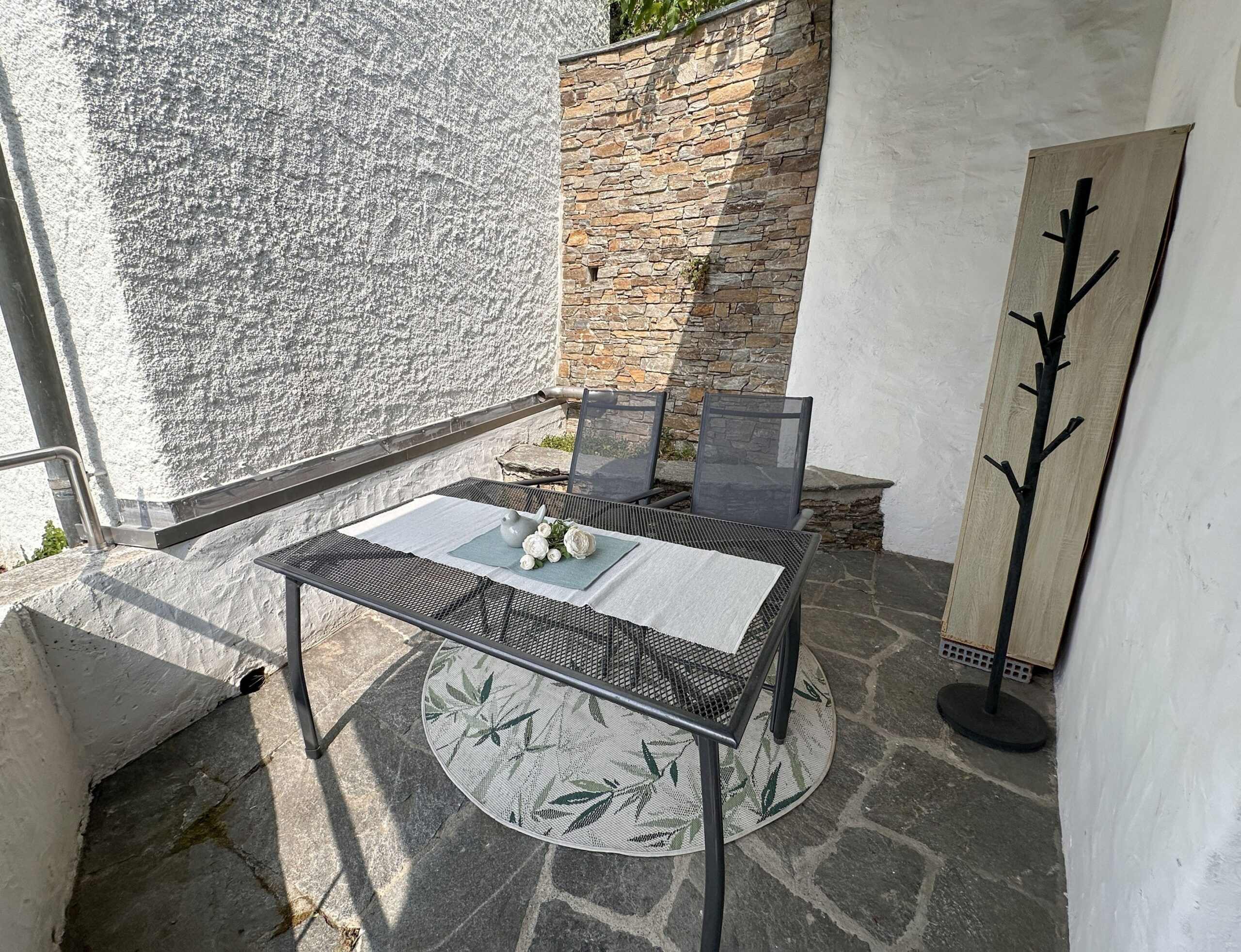 Terrasse zu Ferienwohnung im Tessin
